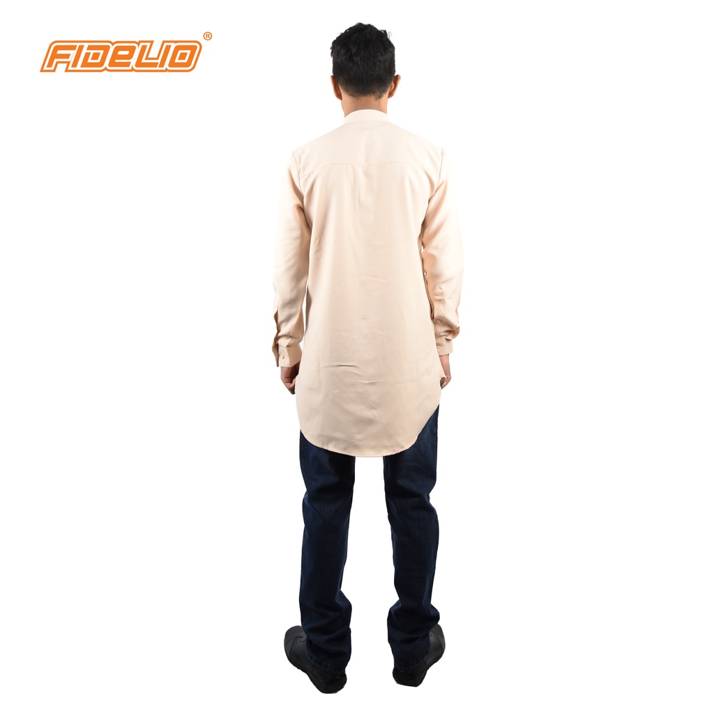 JASPAR Modern Kurta Top - BEIGE(G)