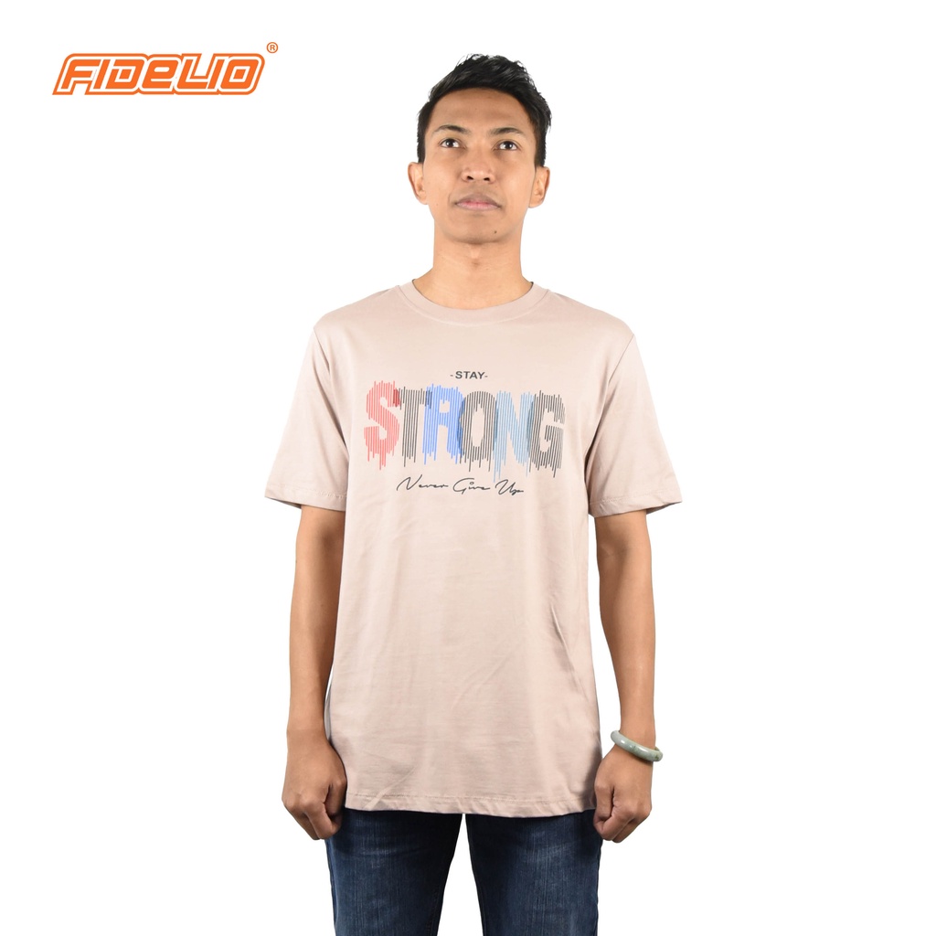 FIDELIO Cool Quotes Graphic Tshirts | KHAKI