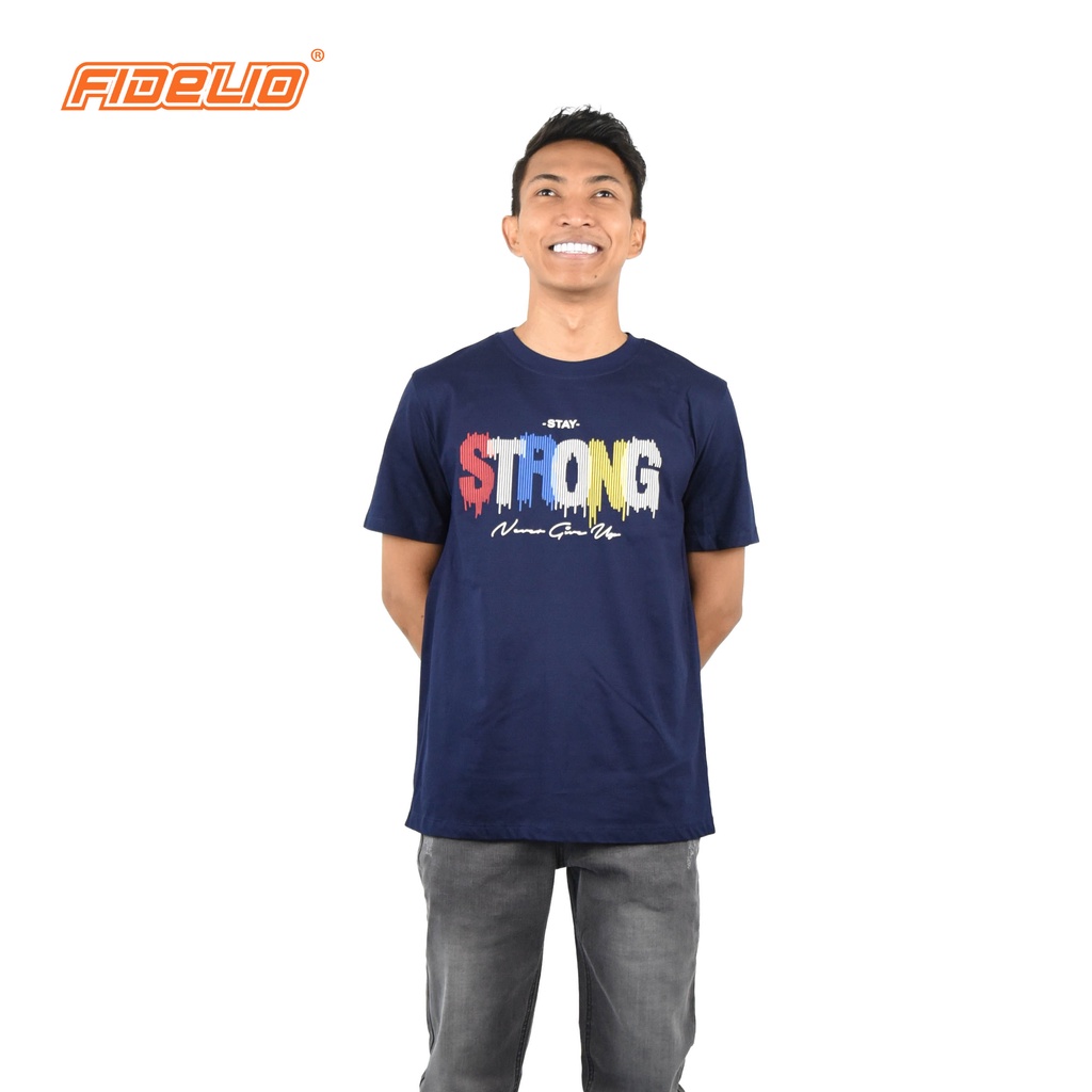 FIDELIO Cool Quotes Graphic Tshirts | NAVY(A)