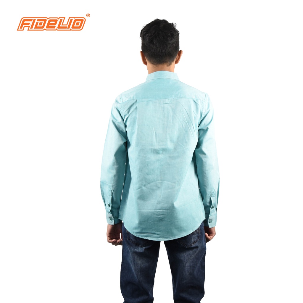 FIDELIO Oxford Long Sleeves Shirts | GREEN
