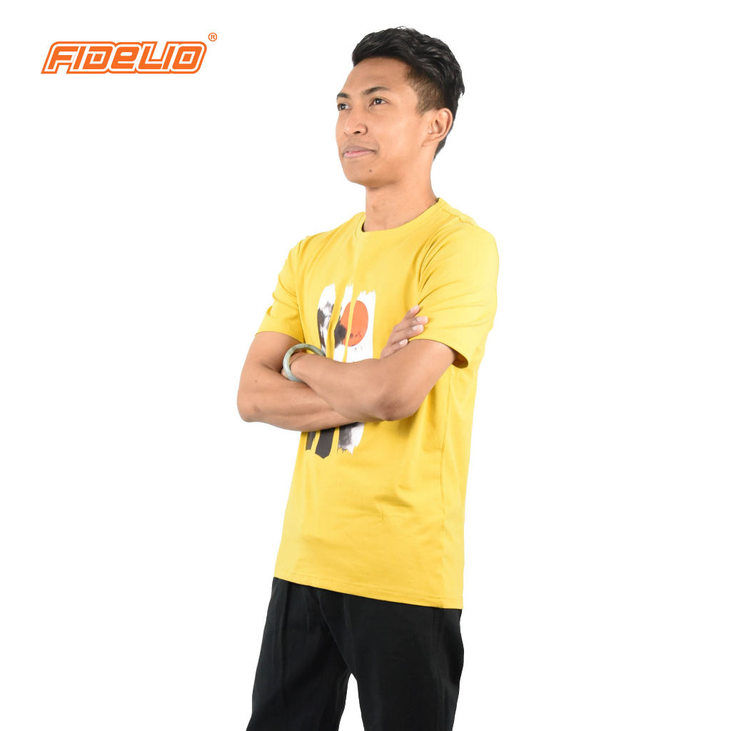 FIDELIO Calligraphe Graphic Tshirts | Yellow(1)