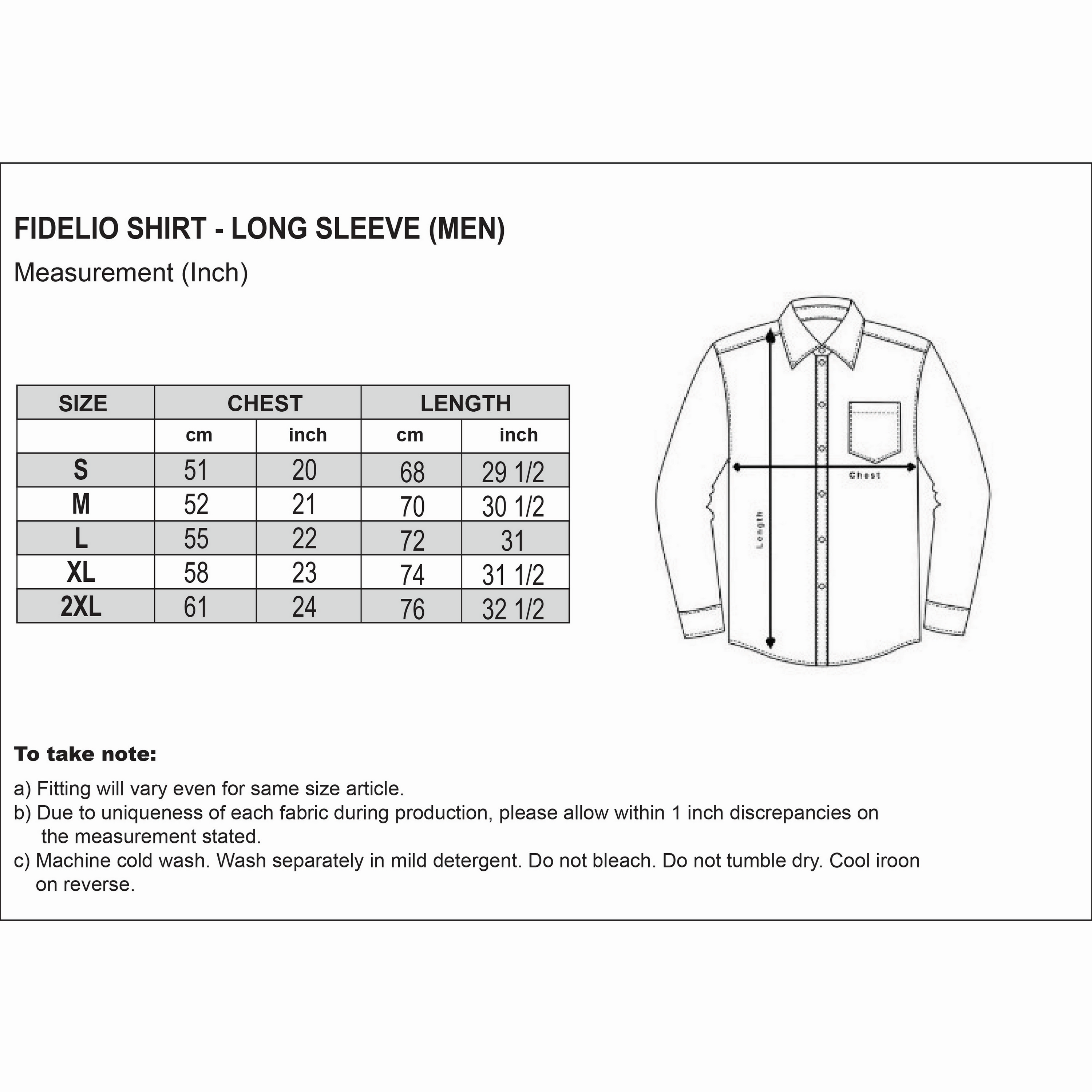 FDL Oxford Long Sleeve Shirts -Black