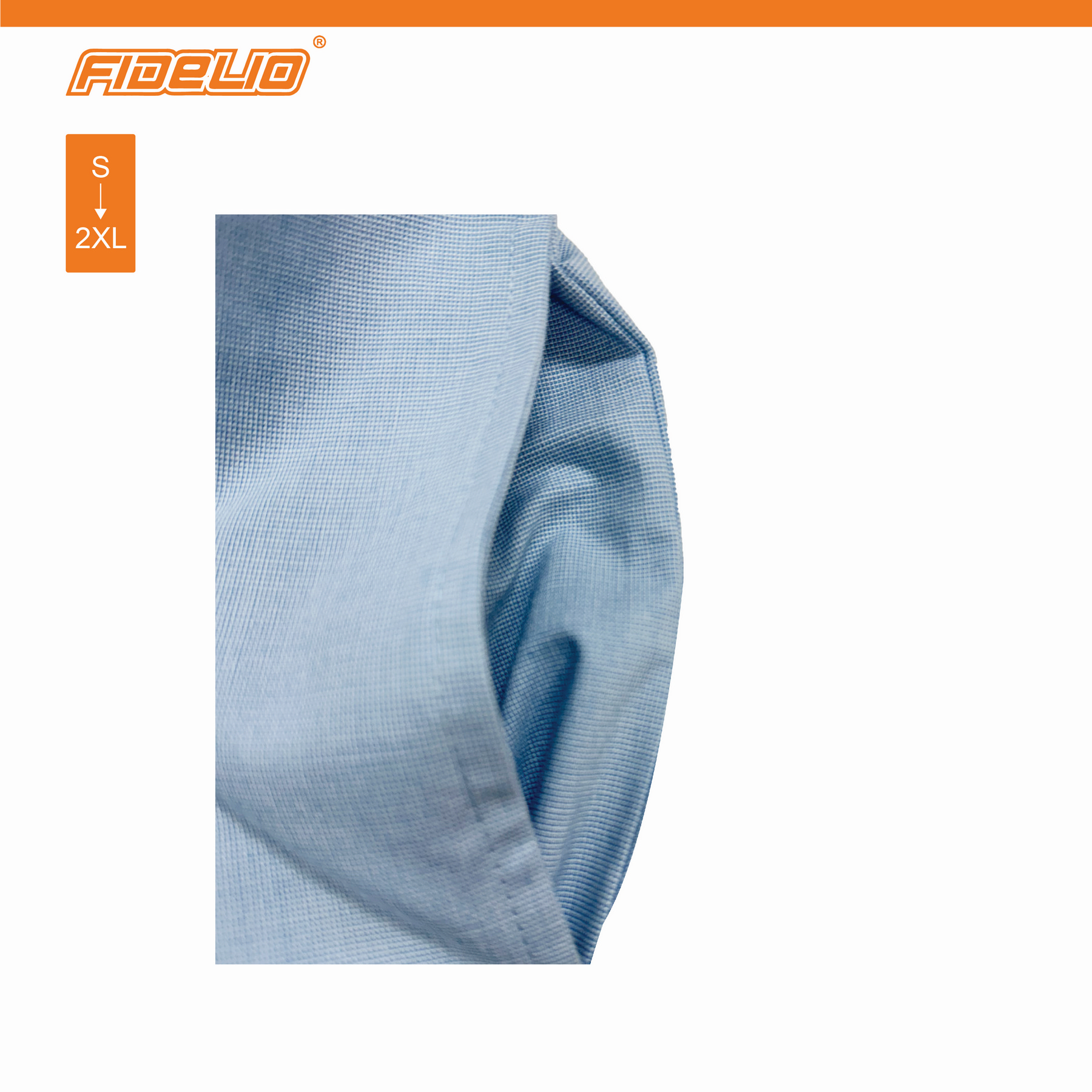 Fidelio Basic Casual Short Sleeve Kurta -Light Blue