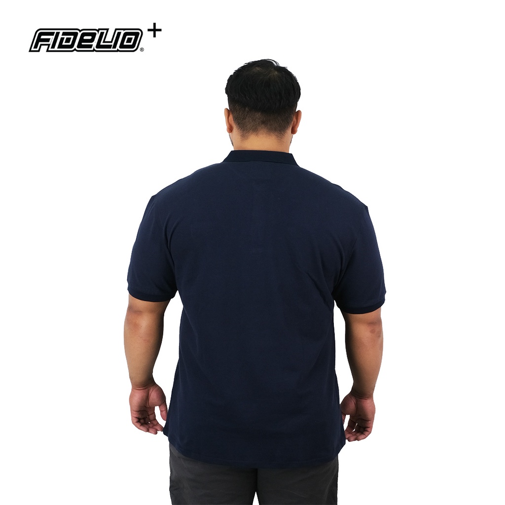 FIDELIO PLUS Tapped Embroidery Polo Tees | Baju Lelaki Berkolar Lengan Pendek