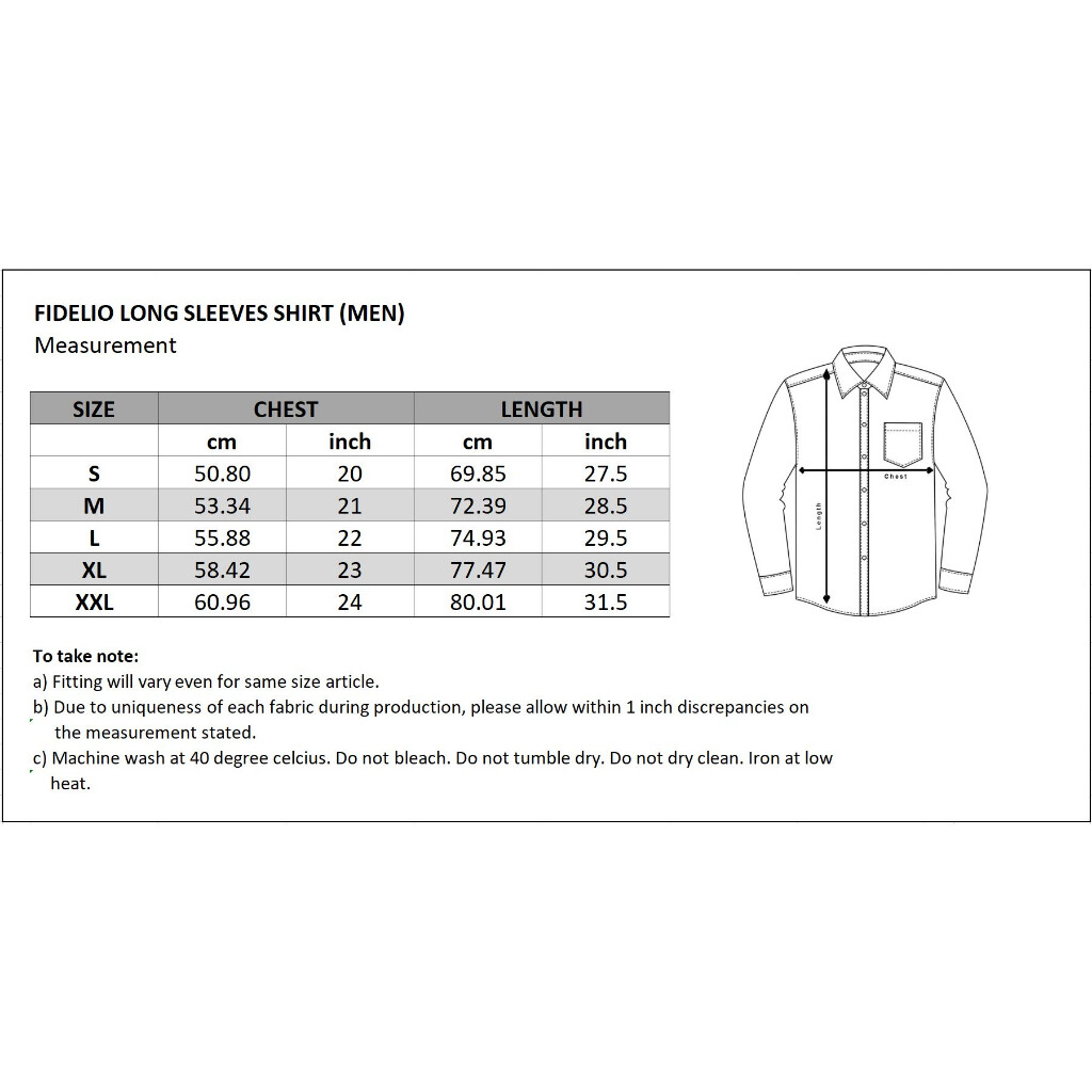FDL Business Long Sleeve Shirts - White