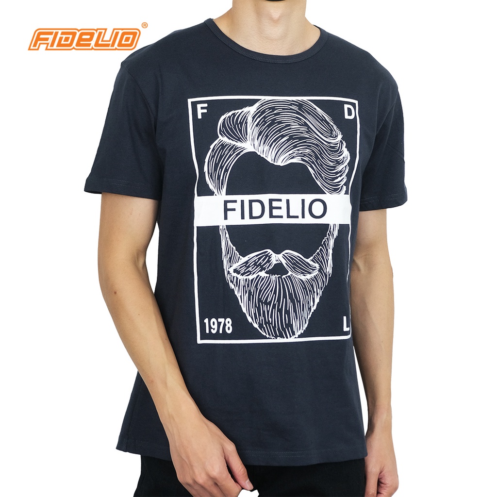 FIDELIO Landscape & Earth Graphic Tees | Baju Lelaki Corak Lengan Pendek