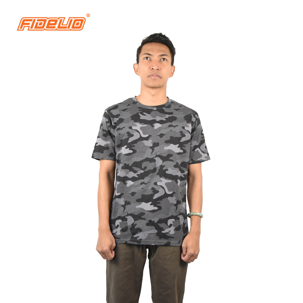 FIDELIO Graphic Full Printed Tshirts | Army Grey(B)