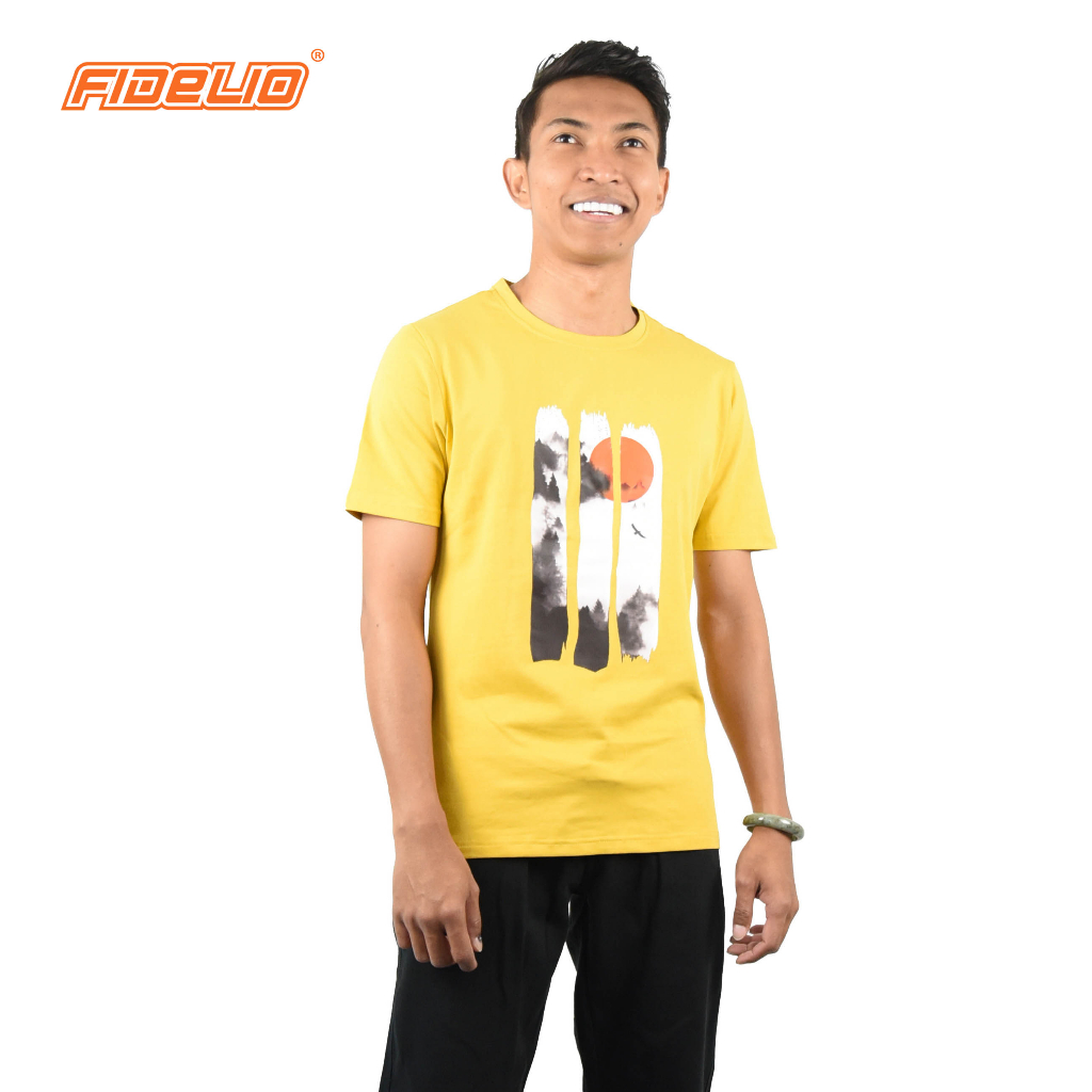 FIDELIO Calligraphe Graphic Tshirts | Yellow(1)
