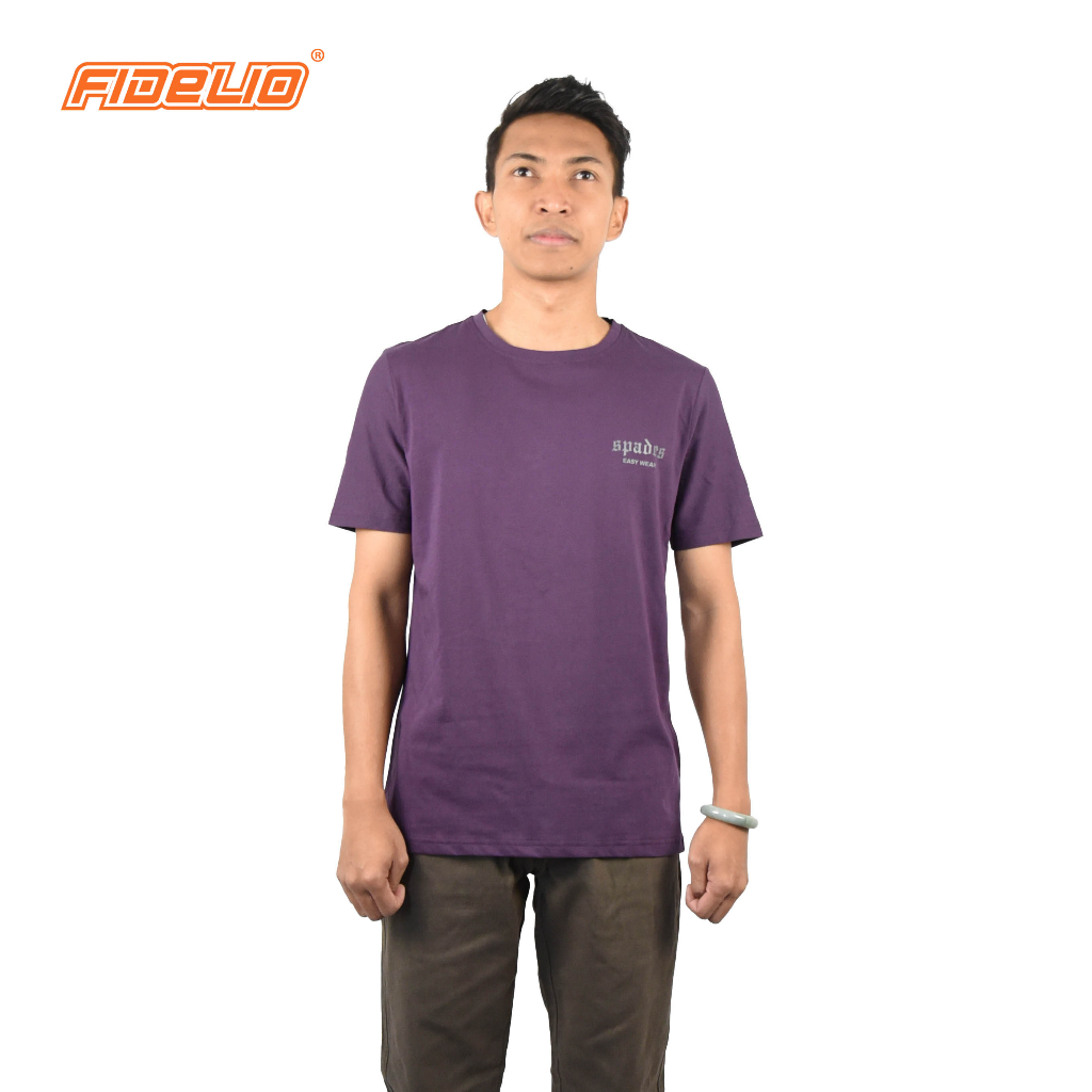 FIDELIO Spades Graphic Tshirts | Purple(2)
