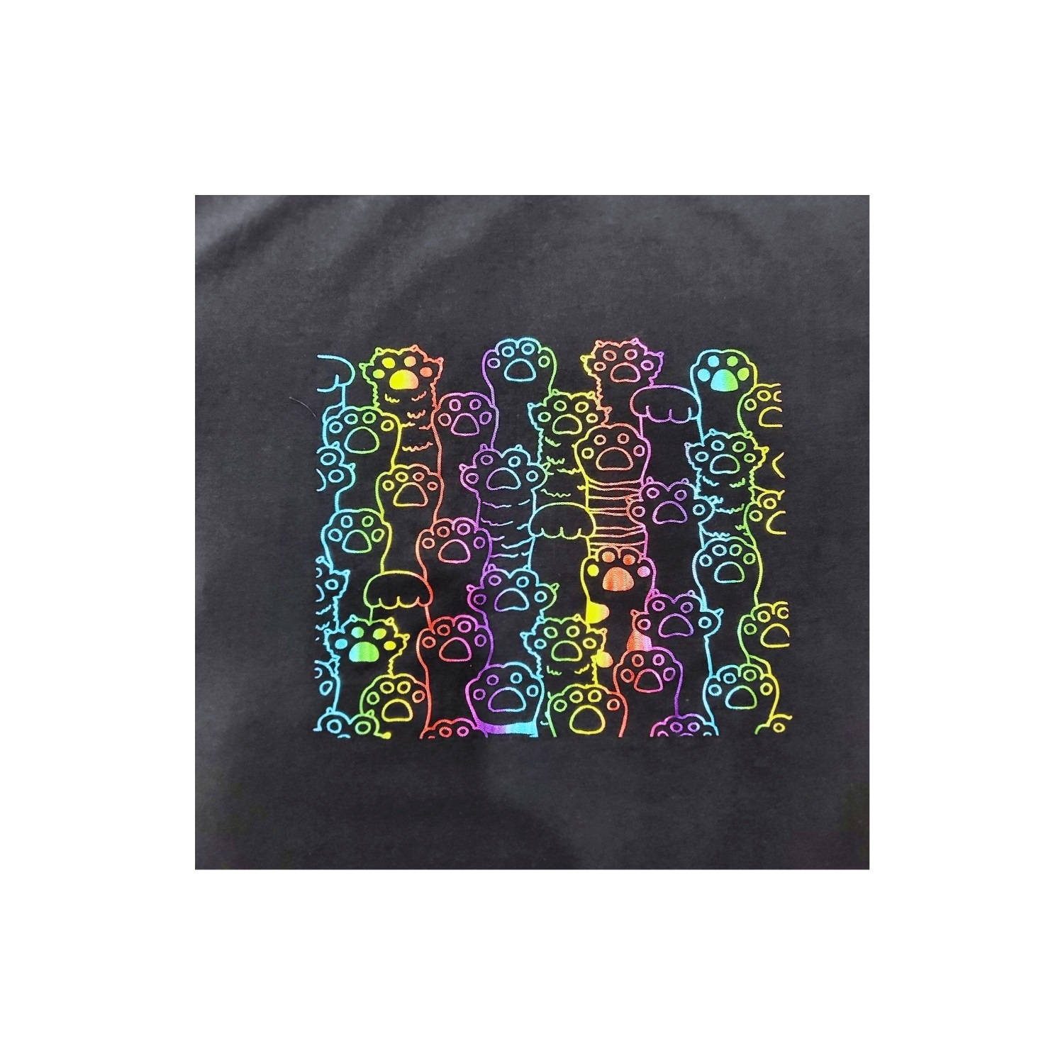 FIDELIO Cat Paws Graphic Tees - Army Green