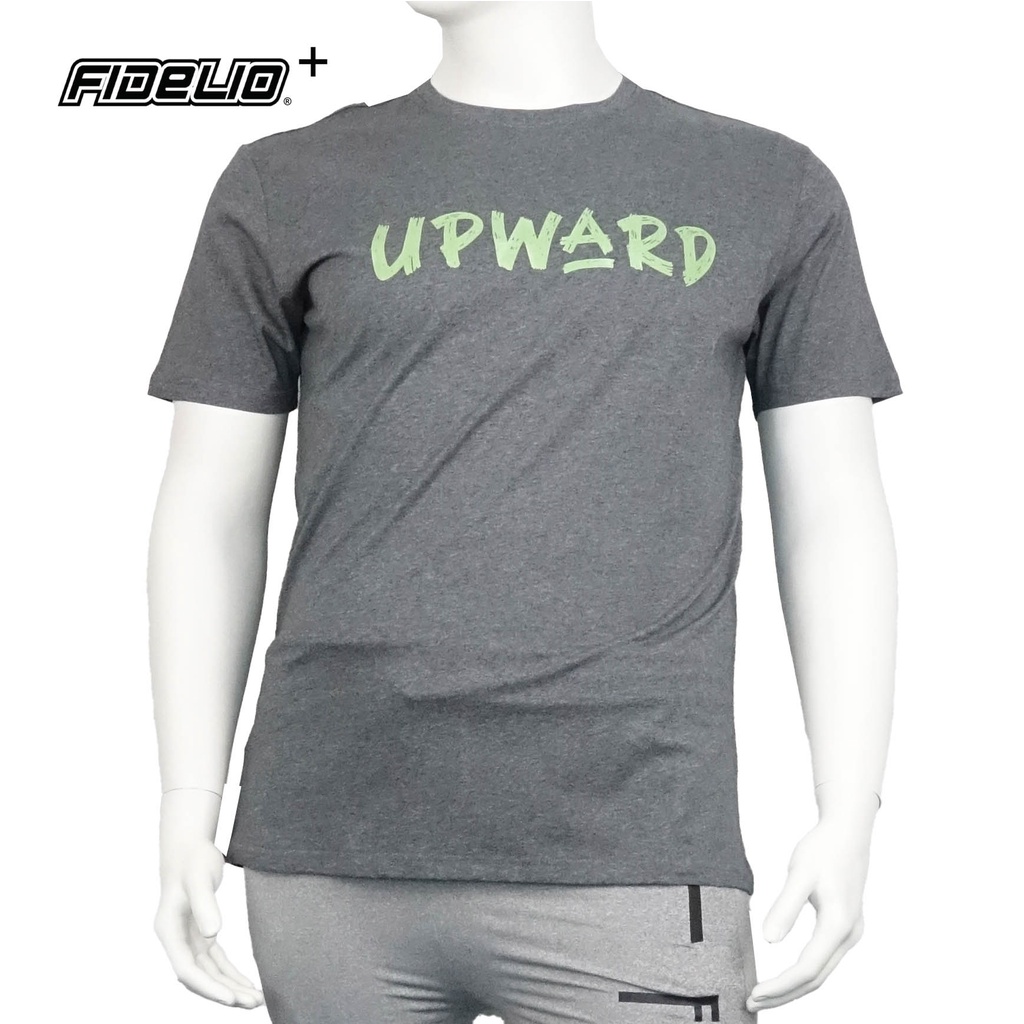 FIDELIO PLUS Grey Upwards Printed Tees