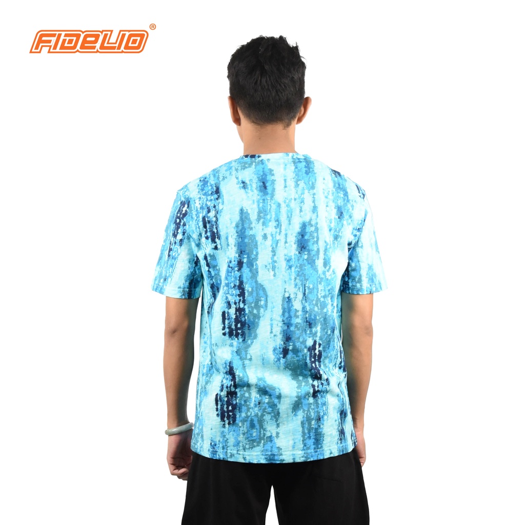 FIDELIO Graphic Full Printed Tshirts | TURQUOISE BLUE(5)