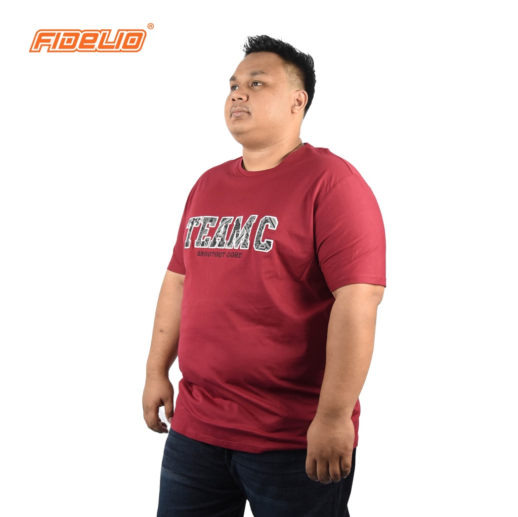FIDELIO PLUS Team C Embroidery Tshirts - MAROON (2)