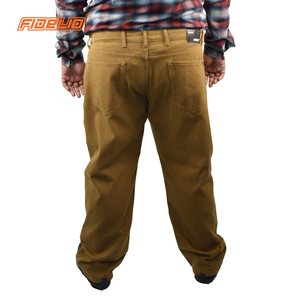 FIDELIO PLUS Colored Denim Pants - LIGHT BROWN(2)