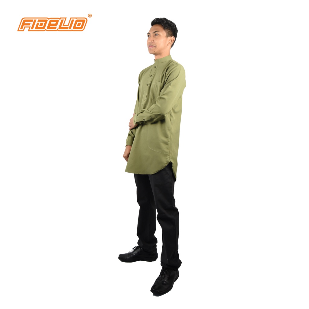 JASPAR Modern Kurta Top - GREEN(D)