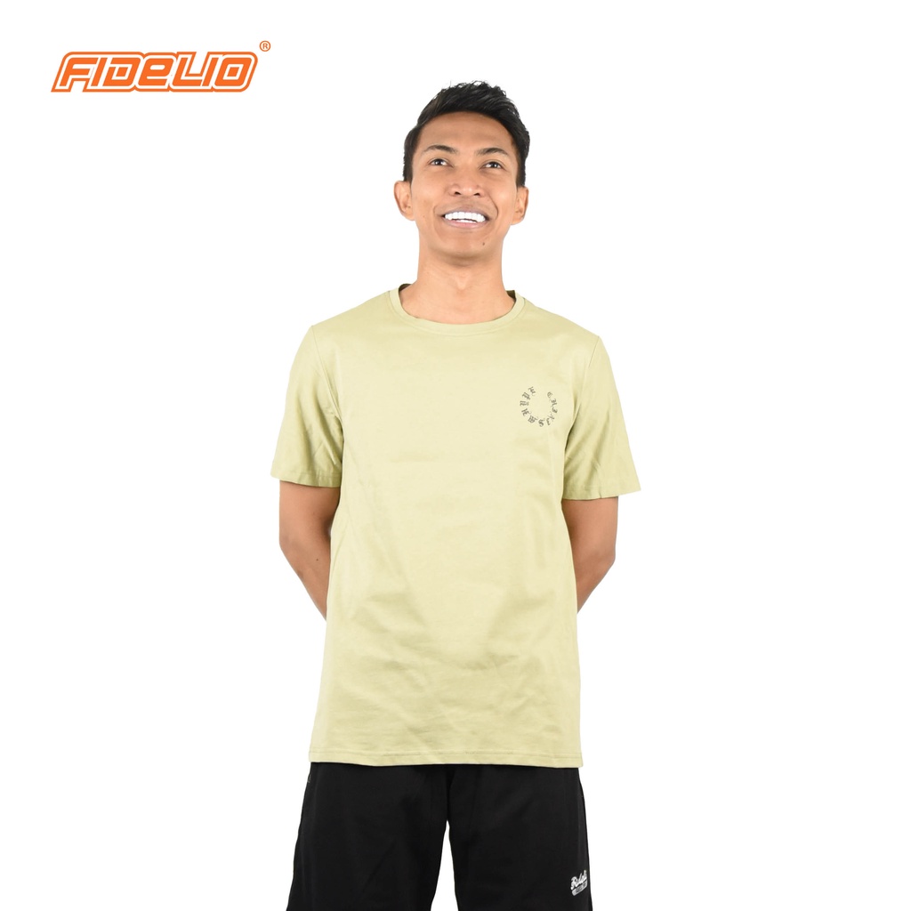 FIDELIO Alpha Circular Graphic Tees | ARMY GREEN(B)