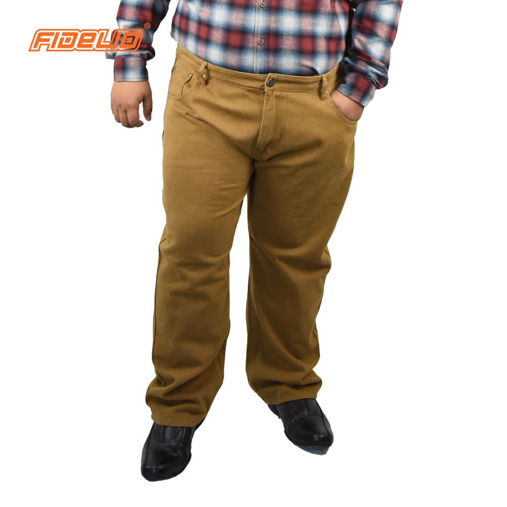 FIDELIO PLUS Colored Denim Pants - LIGHT BROWN(2)