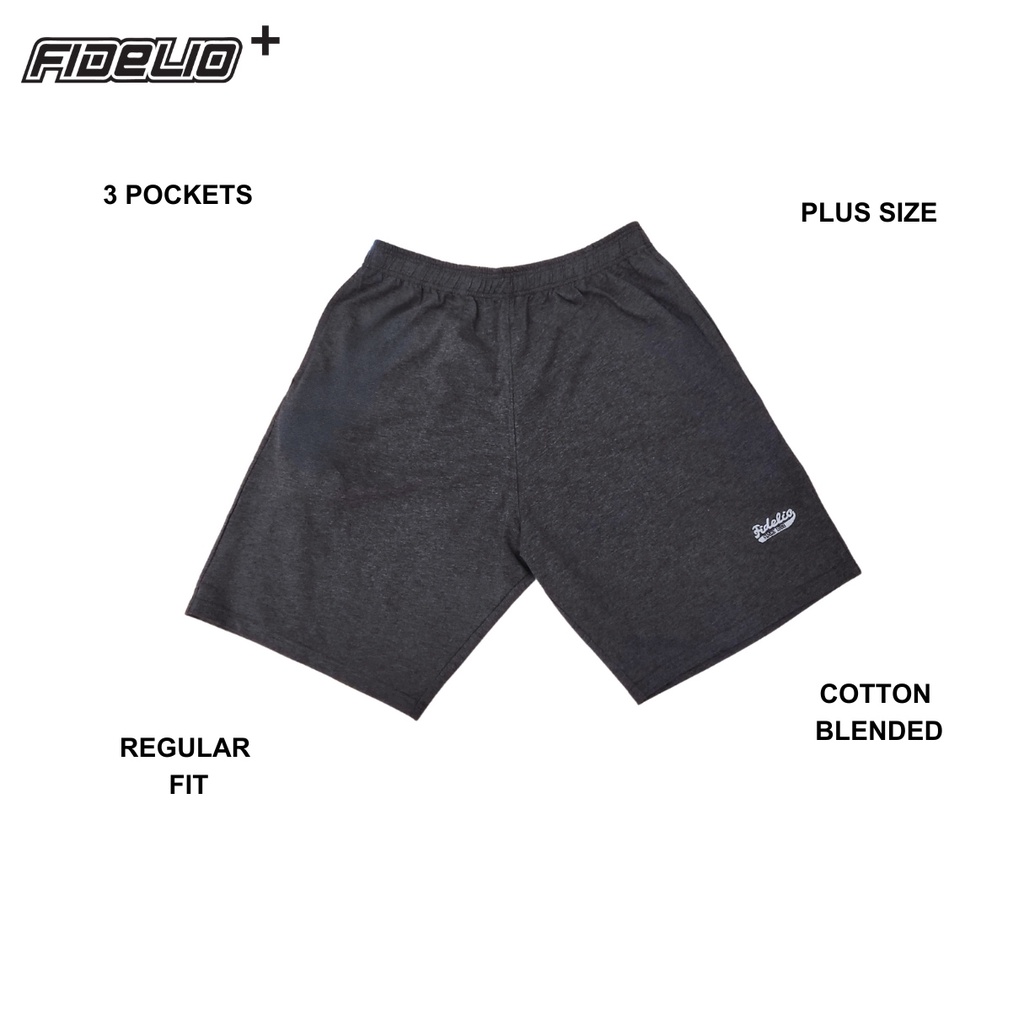FIT IN PLUS Comfy Sweat Shorts - Grey