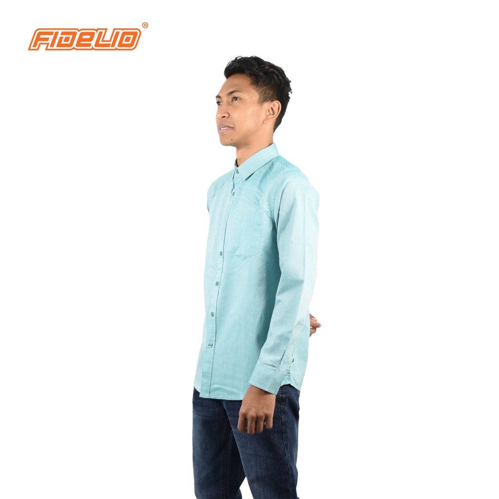 FIDELIO Oxford Long Sleeves Shirts | GREEN