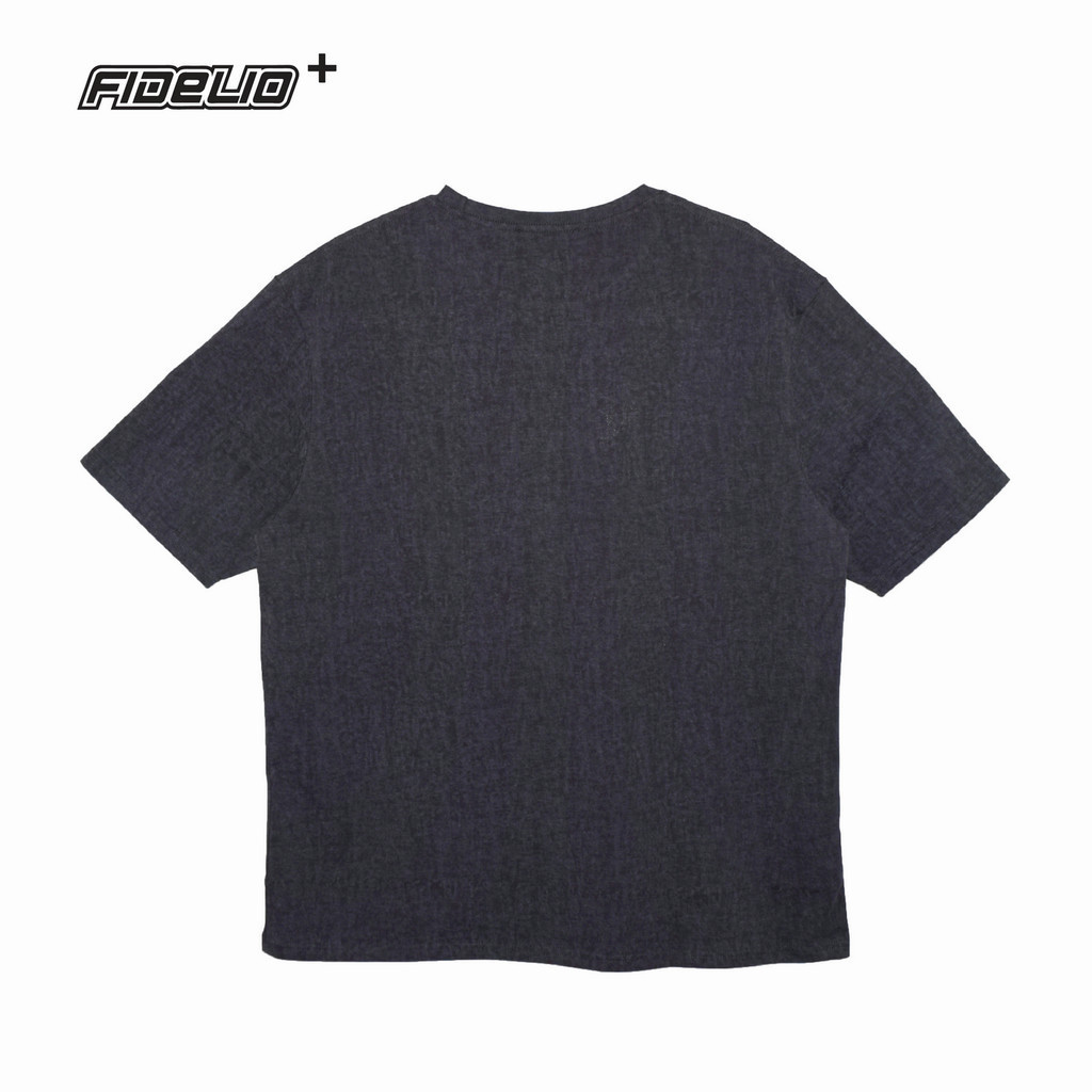 Fidelio Plus Size Vintage Tees -Grey