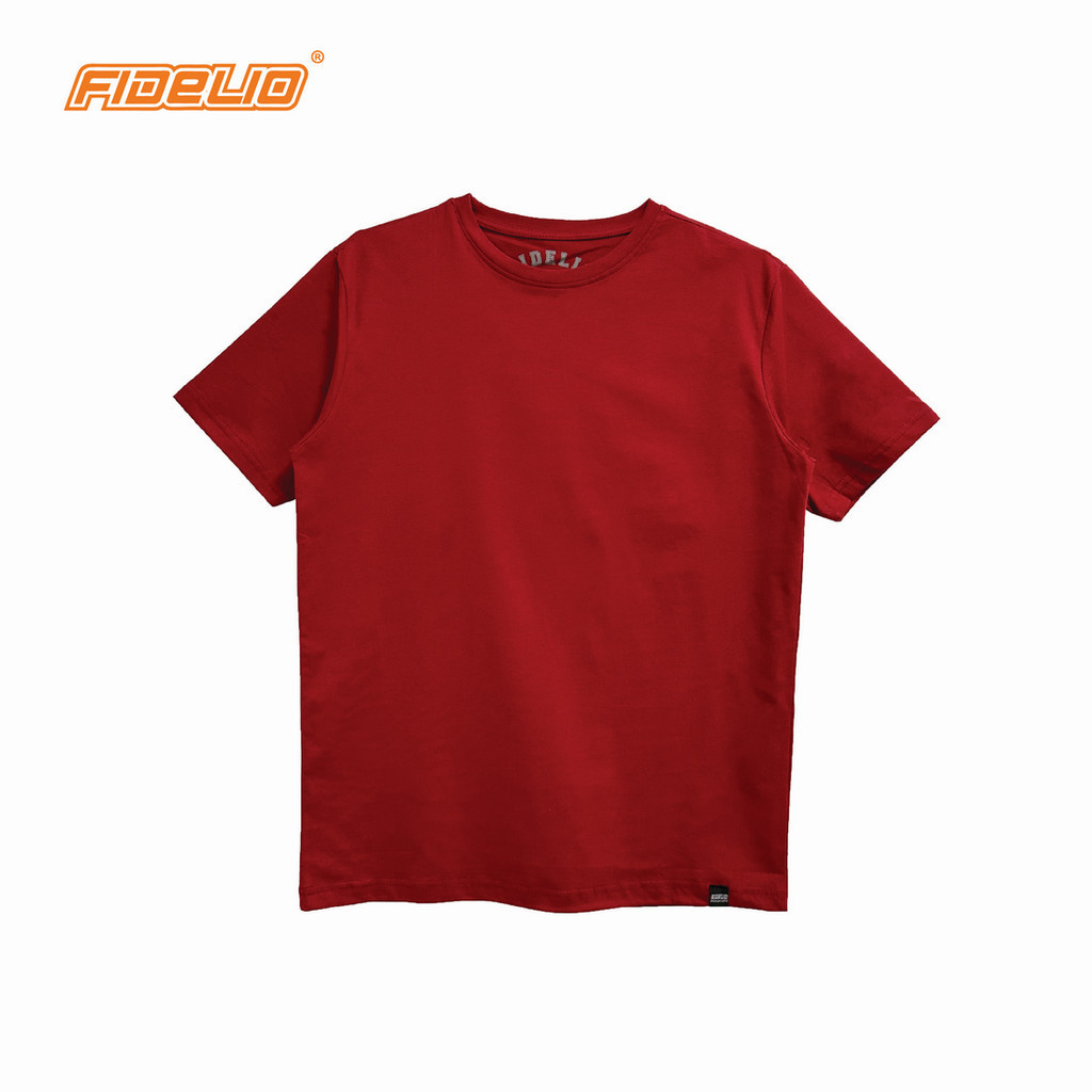 Fidelio Basic Plain Tees -Maroon