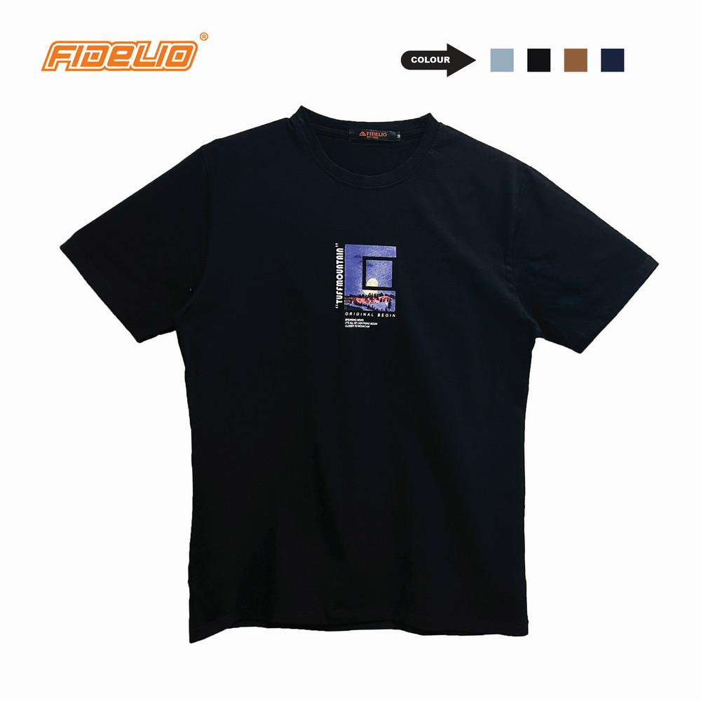 Fidelio Tuft Mountain Graphic Tees -Black
