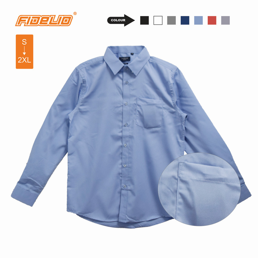 Fidelio Basic Business Shirt -  Blue