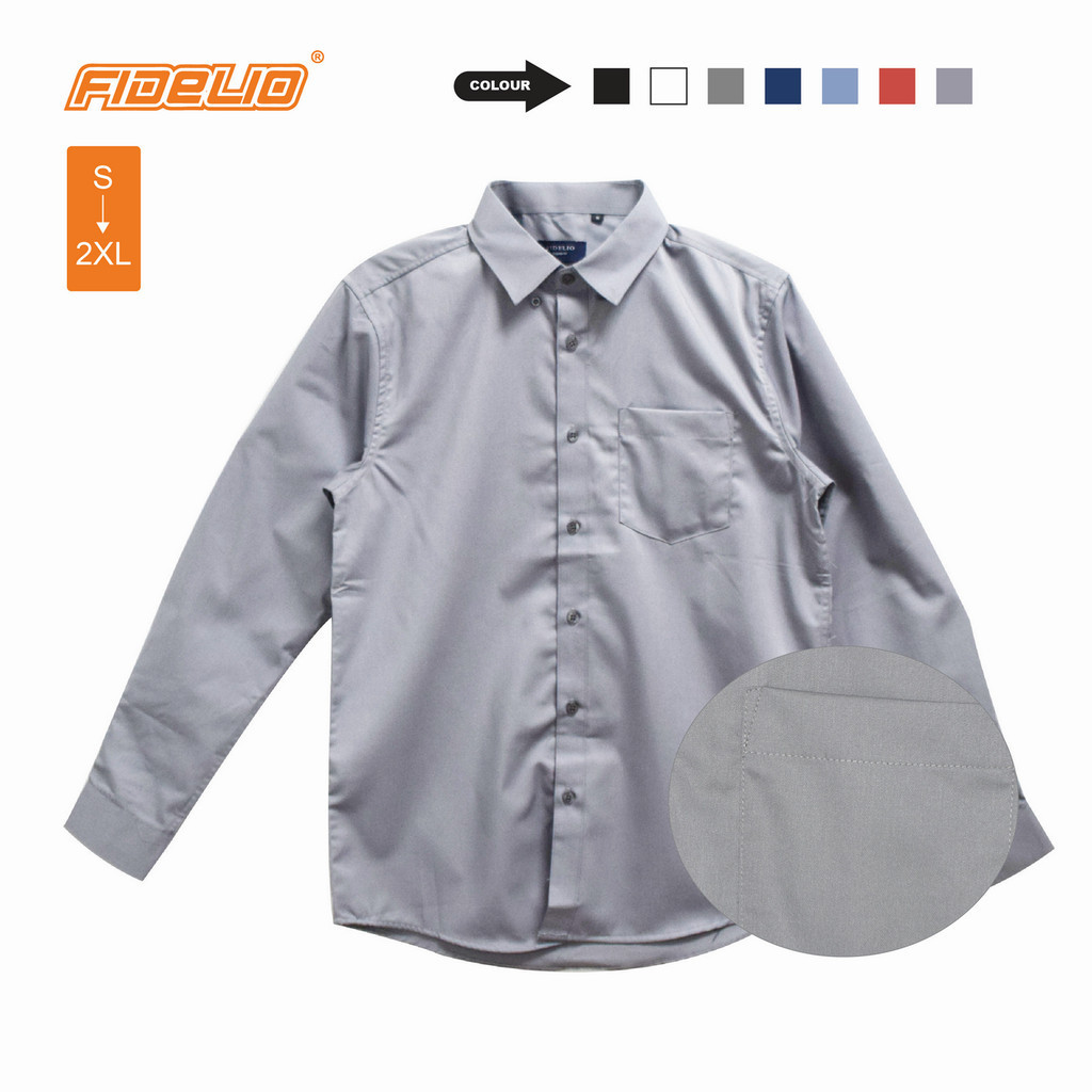 Fidelio Basic Business Shirt - Grey