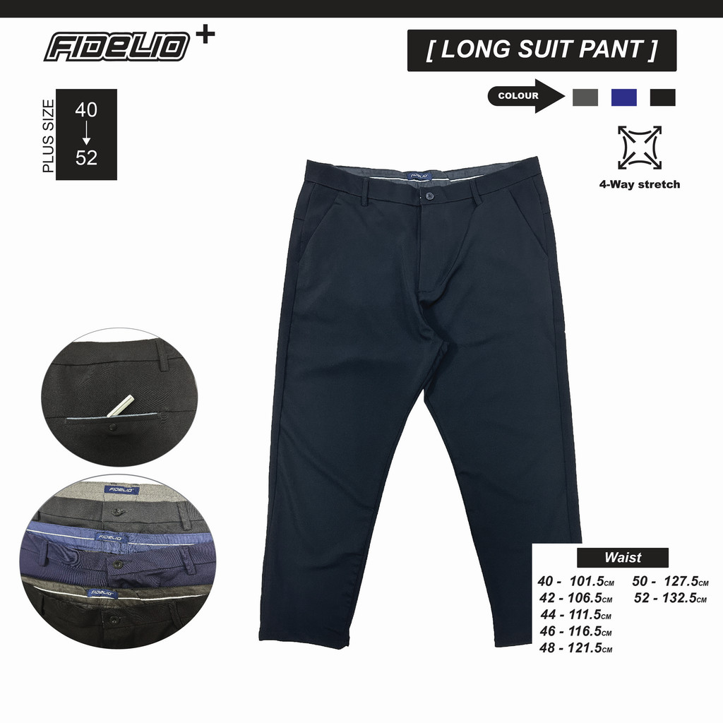 Fidelio Plus Size Signature Slacks