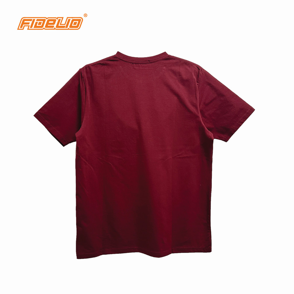 Fidelio Gradient Graphic Tees - Maroon