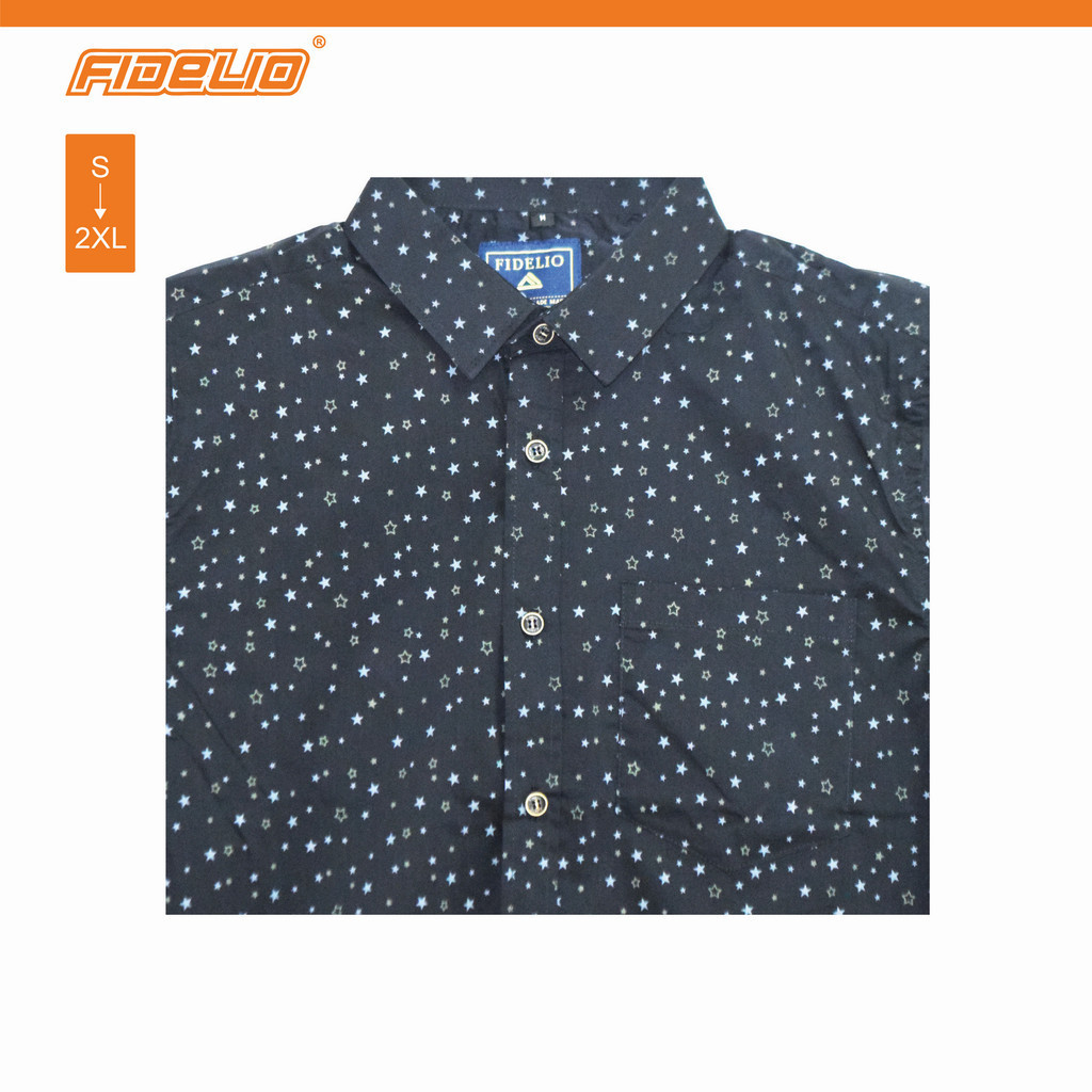 Fidelio Micro-Printed Short Sleeve Shirts