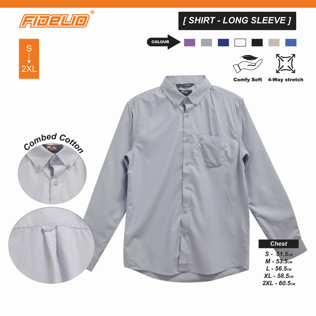 Fidelio Signature Business Shirt - Light Purple