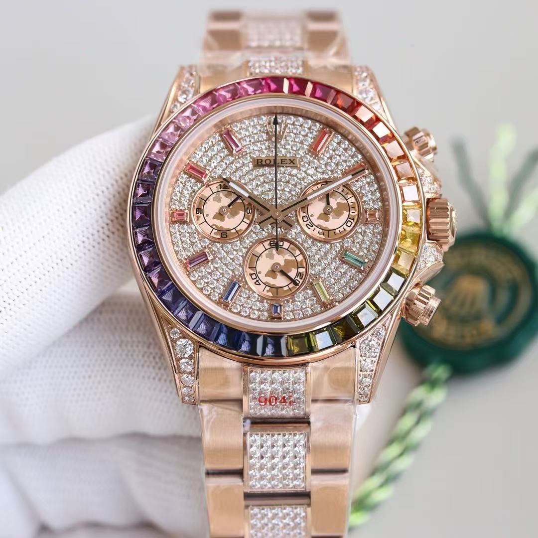 オイスター 40MM時計 K金18Kローズゴールドケース