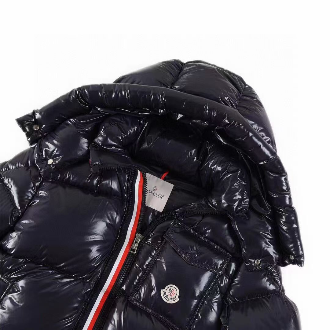 MONCLER ダウンジャケット Montbeliard（ユニセックス）「三色ストライプジッパー」(さんしょくストライプジッパー)