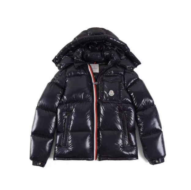 MONCLER ダウンジャケット Montbeliard（ユニセックス）「三色ストライプジッパー」(さんしょくストライプジッパー)