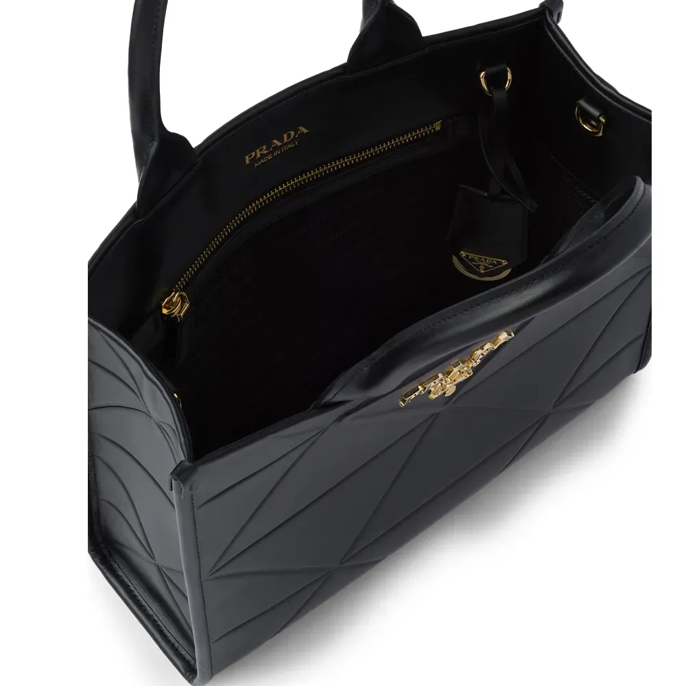 PRADA(プラダ) プラダ シンボル トップステッチ レザー スモール バッグ