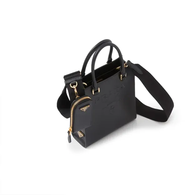 PRADA(プラダ)  サフィアーノ」（牛革）スモールハンドバッグ