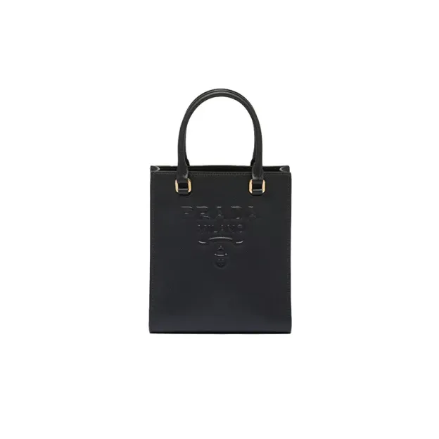 PRADA(プラダ)  サフィアーノ」（牛革）スモールハンドバッグ