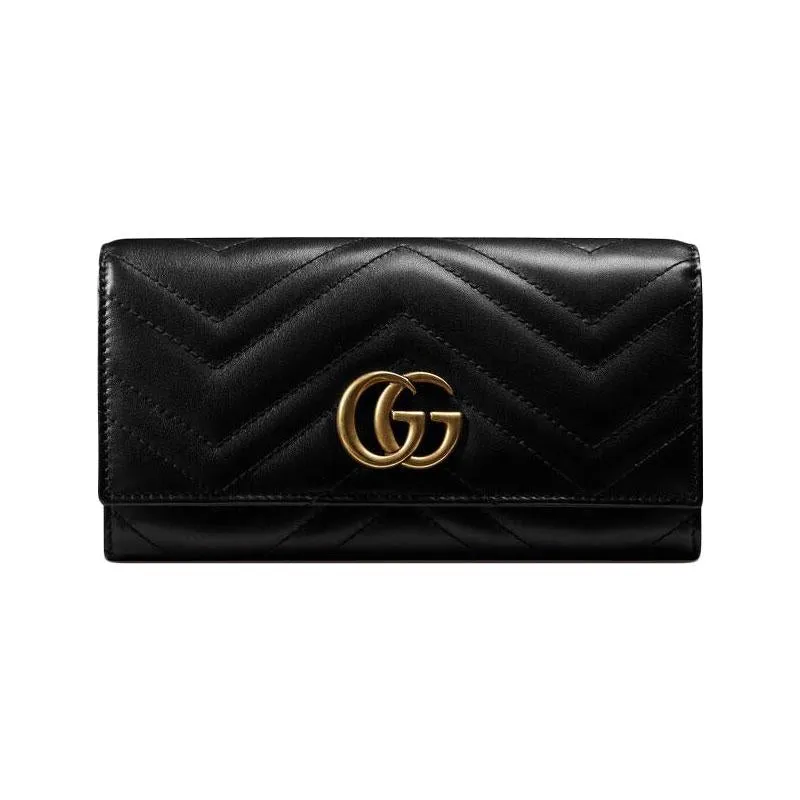 GUCCI(グッチ) 〔GGマーモント〕 コンチネンタルウォレット