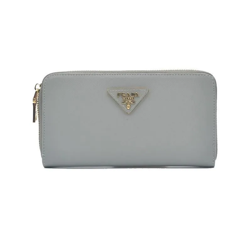 PRADA(プラダ) サフィアーノレザー 財布 グレー