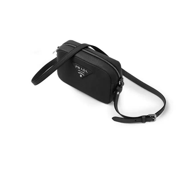 PRADA(プラダ) レザー ショルダーバッグ ブラック