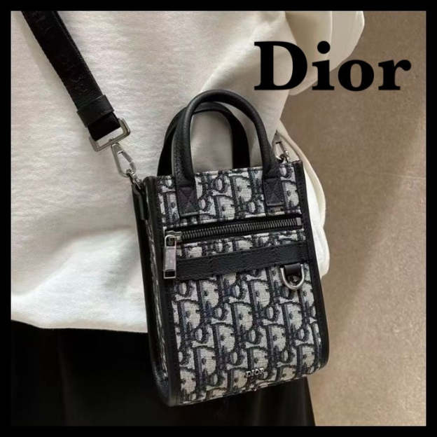 【男女OK★実用的】DIOR SAFARI ノースサウス ミニトートバッグ