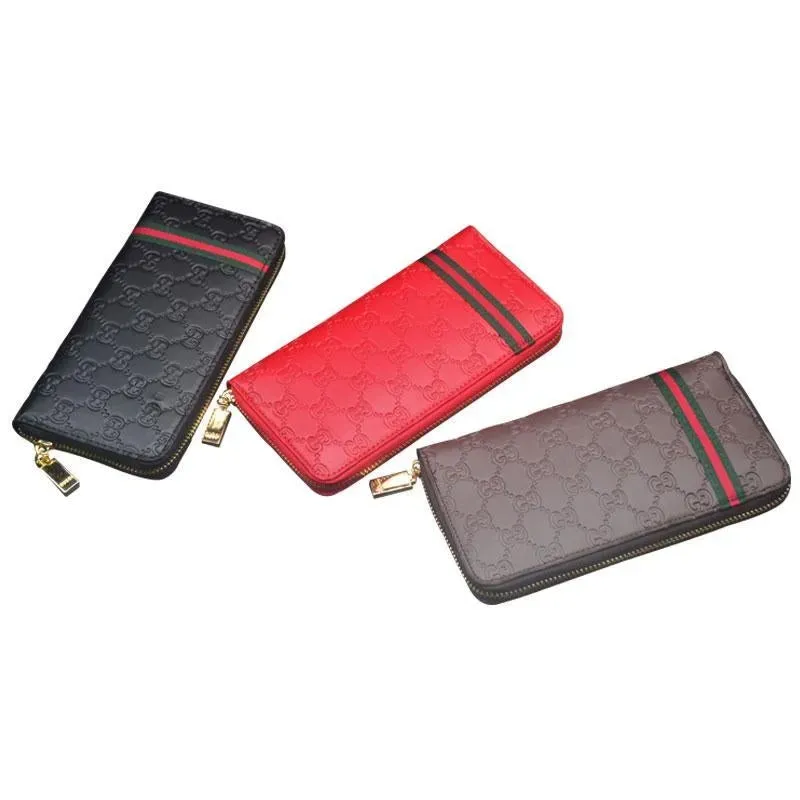 GUCCI(グッチ) ジップロゴ長財布 3色