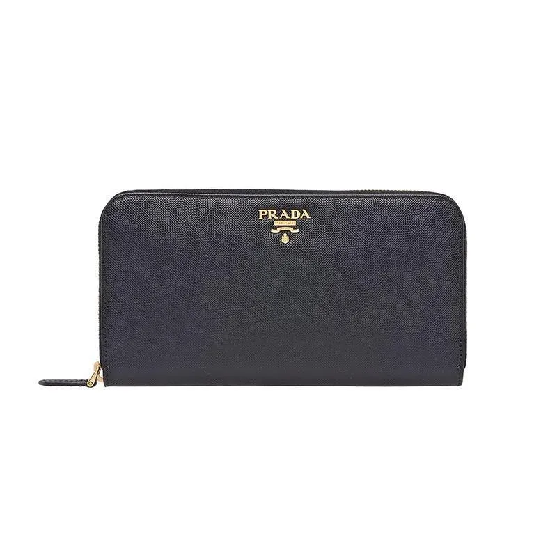 PRADA(プラダ) サフィアーノレザー 財布 ブラック