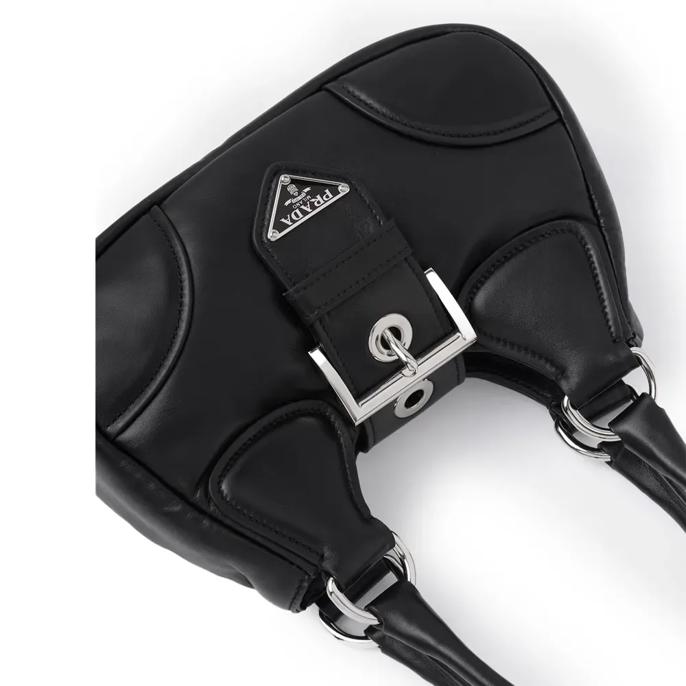 PRADA(プラダ) プラダ ムーン パデッドナッパレザー バッグ ブラック