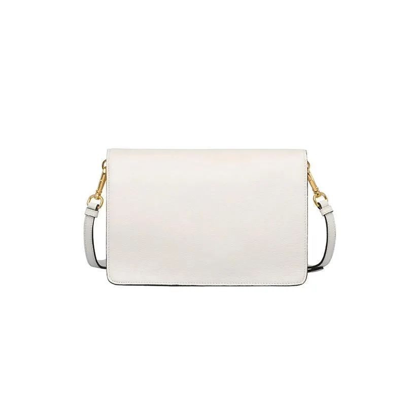 PRADA(プラダ) レザー ショルダーバッグ ホワイト