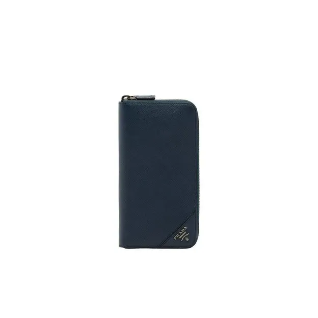PRADA(プラダ) サフィアーノレザー 財布 ネイビー