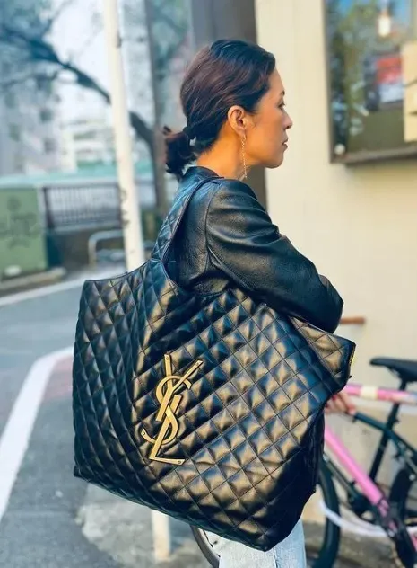 22AW完売必至[SAINT LAURENT]ICARE MAXI SHOPPING BAG マキシ