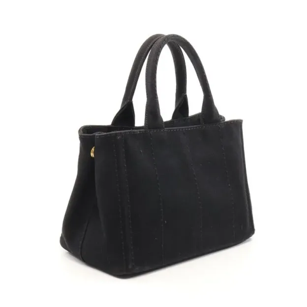PRADA(プラダ) カナパ ファブリック ハンドバッグ ブラック