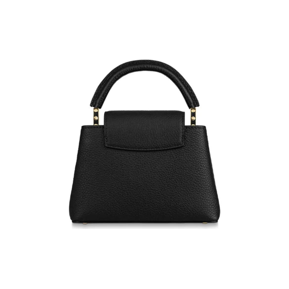 LOUIS VUITTON Capucinesルイヴィトン カプシーヌ メタルスタッズ レザー ショルダークロスボディ ハンドバッグ ミニ レディース ブラックM56071